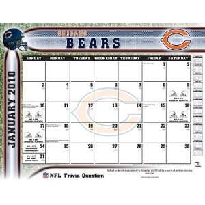 Turner Chicago Bears 2010 22 x 17 Inch Desk Calendar   Chicago Bears 