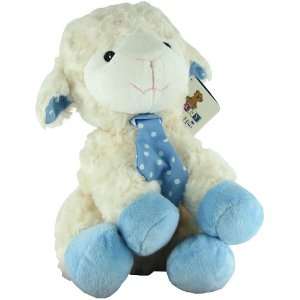    Plush Rattle Blue Lamb by Beverly Hills Teddy Bear Co. Baby