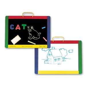  Magnetic 2 Sided Chalk & Dry Erase Board Baby