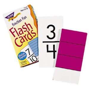  8 Pack TREND ENTERPRISES INC. FLASH CARDS FRACTION FUN 96 