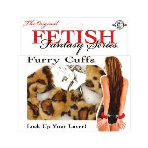  Furry handcuffs   cheetah