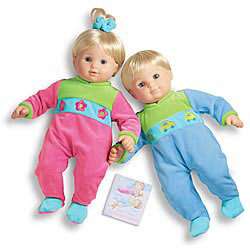 New American Girl Bitty Baby Twins Color Block SLEEPERS ONLY Meet 
