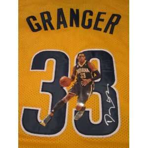  DANNY GRANGER SIGNED AUTOGRAPHED INDIANA PACERS JERSEY W 