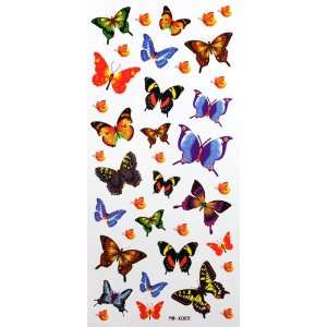   tattoo sticker color butterfly sexy children temporary tattoos Beauty