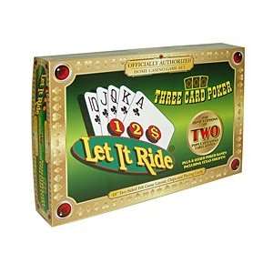  Let It Ride & 3 Card Poker Game Toys & Games