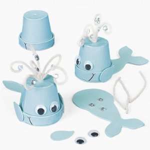  Flowerpot Whale Craft Kit   Craft Kits & Projects 