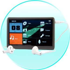  The Bomb   8GB MP6 Player with 4.3 Inch Touchscreen LCD 