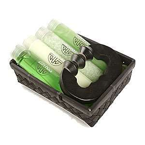  Tube Bath and Body Set with Massager, Green Tea Scent 