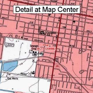   Quadrangle Map   Pharr, Texas (Folded/Waterproof)