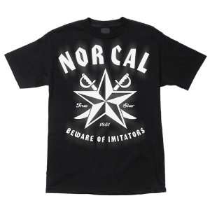  Nor Cal T Shirts Beware   Black