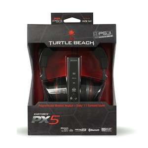 NEW TURTLE BEACH EAR FORCE PX5 GAMING WIRELESS HEADSET PS3 XBOX 360 