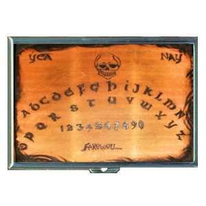 Ouija Board Occult Skull ID Holder, Cigarette Case or Wallet MADE IN 