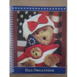  Boyds Bears I Love My Country Monthly Bill Organizer 