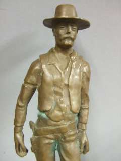 Bronze Western Cowboy Tall Sculpture Oklahoma ALLEN 72  