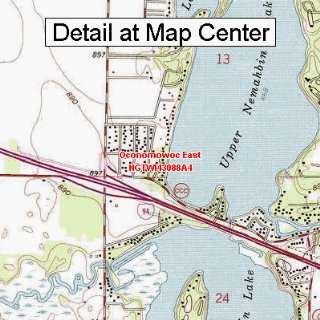   Quadrangle Map   Oconomowoc East, Wisconsin (Folded/Waterproof