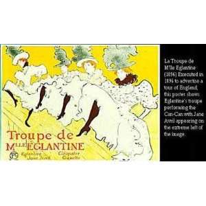  Troupe De Mlle Eglantine Poster Print