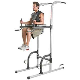 NEW Power Tower Pull Up Push Up Dip Exercise Home Gym Knee Raise 