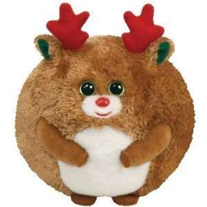  TY Beanie Ballz   HOOFER the Reindeer (5 inch) Baby