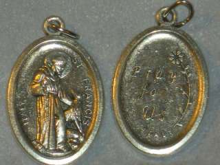 Saint Francis of Assisi with Wolf, Religious Medal~~  