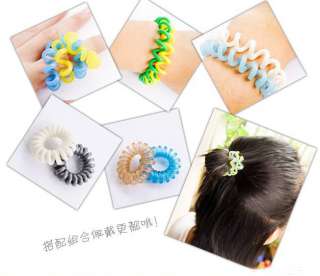 colorful line hair ring hair rope girl headbands