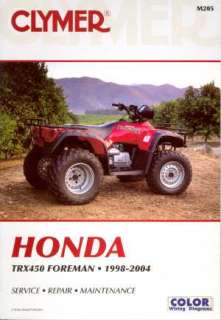 Honda TRX450 Foreman Service Manual 1998   2004  