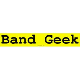 Band Geek MINIATURE Sticker