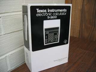 Vintage Texas Instruments TI 3500 Calculator  