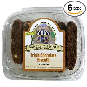   on Main Traditional Biscotti, Triple Chocolate, 9.5 Ounces (Pack of 6