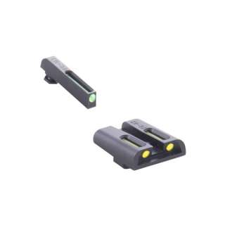 TruGlo TFO Tritium Fiber Optic Sight 131GT1Y Glock 17 19 22 34 Brite 