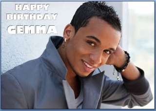 Aston Merrygold JLS Birthday Personalised Card A6  
