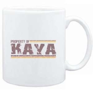  Mug White  Property of Kaya   Vintage  Female Names 