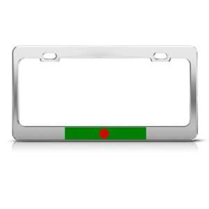Bangladesh Flag Country Metal License Plate Frame Tag Holder