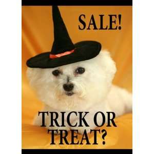  Trick or Treat Sale Dog Sign