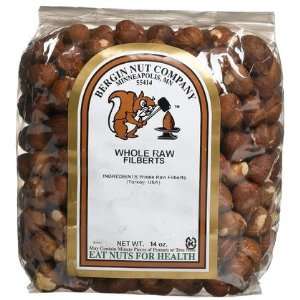 Bergin Nut Company Filberts Whole Raw, 14 oz Bags, 2 ct (Quantity of 3 