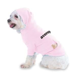  average Hooded (Hoody) T Shirt with pocket for your Dog or Cat Size 