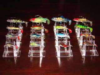This auction includes sixteen brand new lures in the original packages