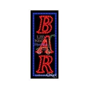 Bar LED Sign 11 inch tall x 27 inch wide x 3.5 inch deep outdoor only 