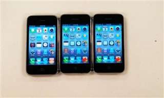 LOT OF 3 TESTED iPhone 3GS 8GB  BLACK  