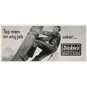  1950 Billboard Dickies Shirt Pants Telephone Repairman 