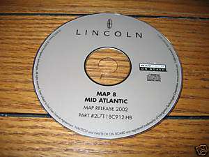 2002 2003 LINCOLN NAVIGATION DISC CD DVD MID ATLANTIC  