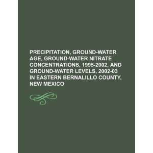 Precipitation, ground water age, ground water nitrate concentrations 
