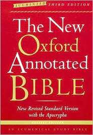The New Oxford Annotated Bible with the Apocrypha, Augmented Third 