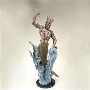  King Neptune Metal Art Sculpture