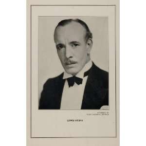  1927 Silent Film Star Lewis Stone First National Studio 