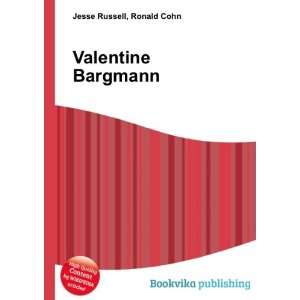  Valentine Bargmann Ronald Cohn Jesse Russell Books