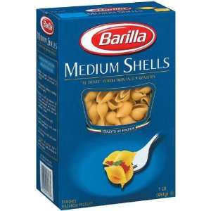 Barilla Medium Shells Pasta 16 oz (Pack of 16)  Grocery 