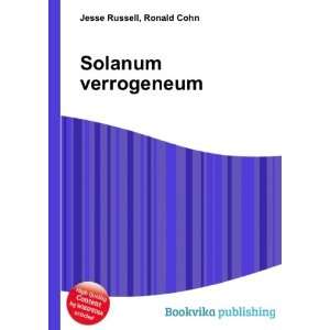  Solanum verrogeneum Ronald Cohn Jesse Russell Books