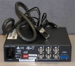 Extron RGB 109xi Dedicated VGA Interface Audio & ADSP  
