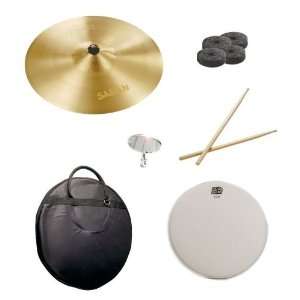 Inch Paragon Crash Pack with Cymbal Bag, Snare Head, Drumsticks, Drum 