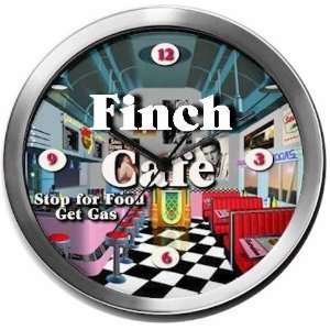  FINCH 14 Inch Cafe Metal Clock Quartz Movement Kitchen 